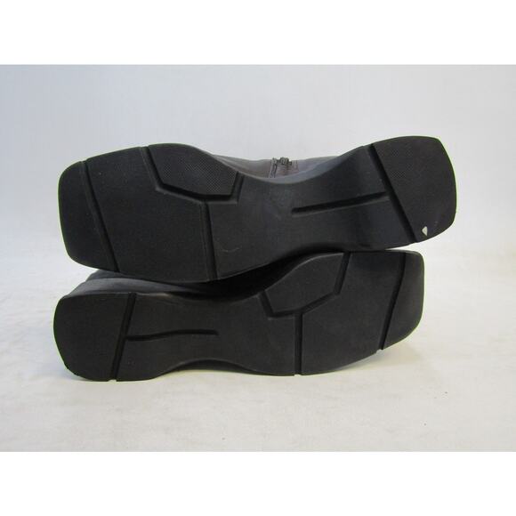 NINE WEST Size 5 M Brown Leather Zip 13" Knee High Fashion Boots - Picture 9 of 11